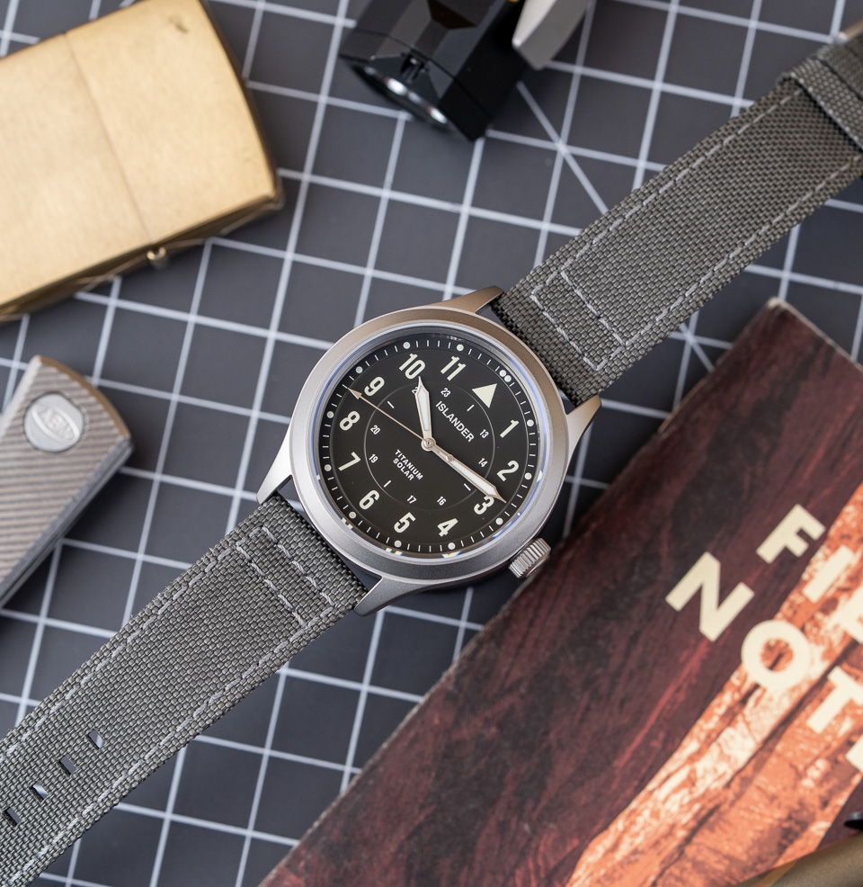 Islander Babylon HV1000 Titanium Solar Field Watch Babylon HV1000 Titanium