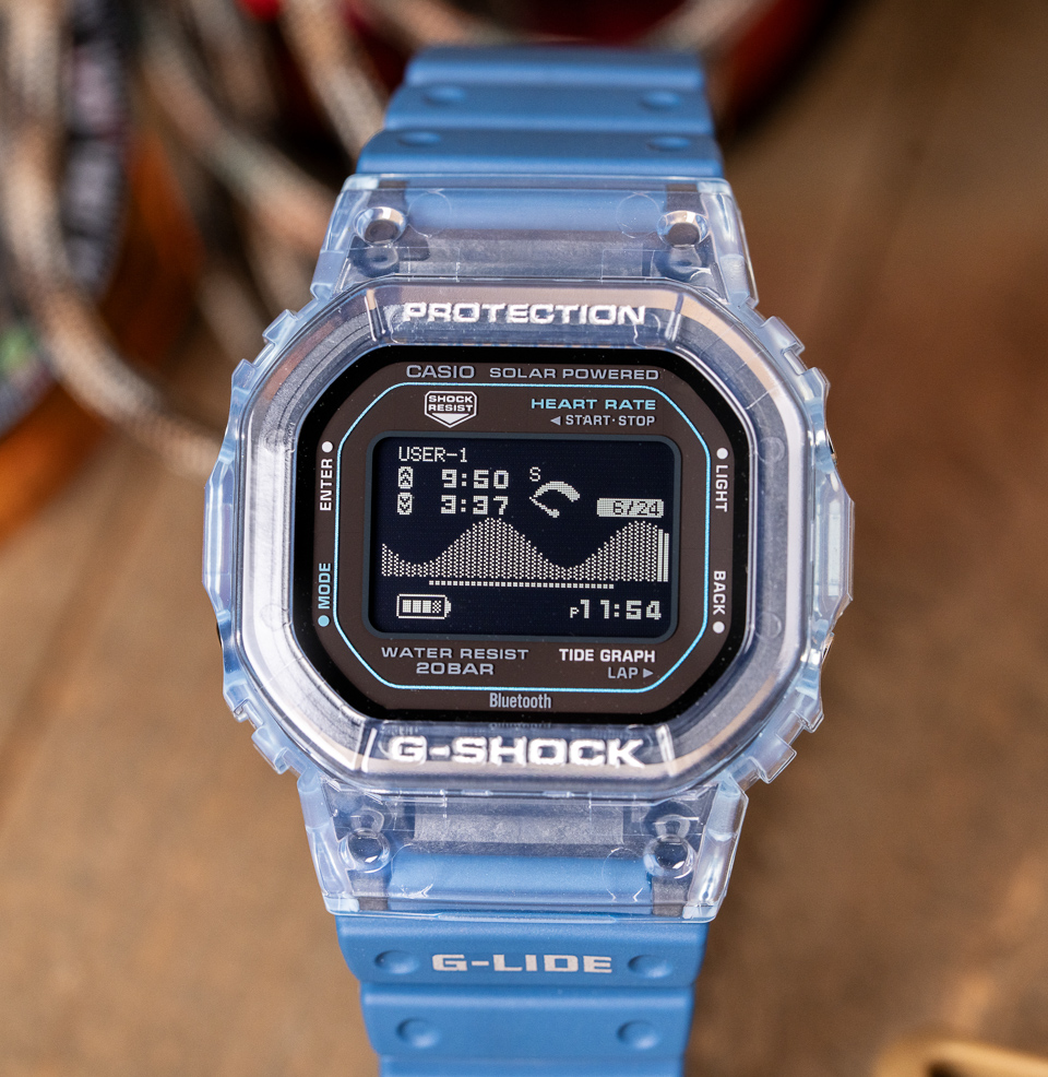 G-Shock G-LIDE GBX-H5600 Watches Clear Case Resin