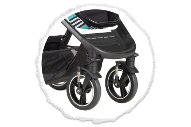 a smooth ride & comfortable push