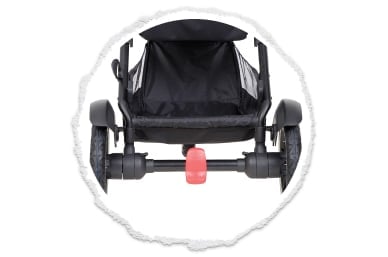 easy access foot park brake