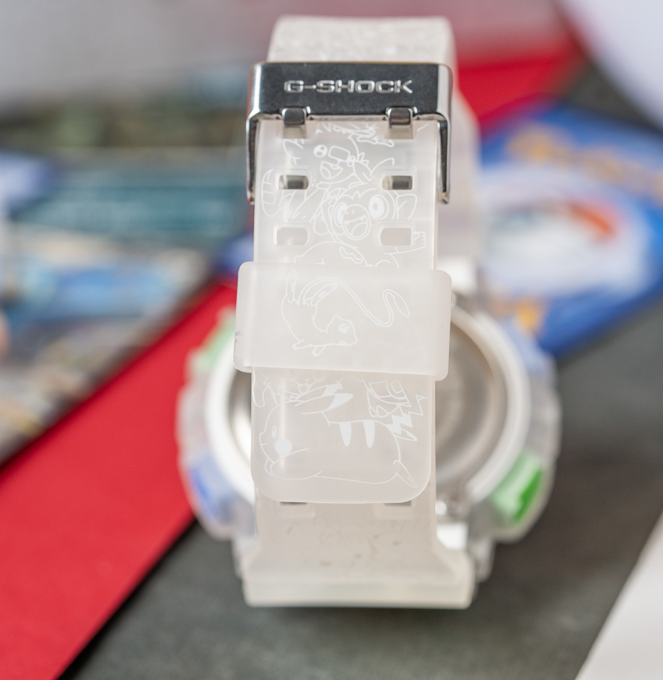G-SHOCK x Pokémon GA-110PKM-7A — 30th Anniversary 30 Pokémon on the band
