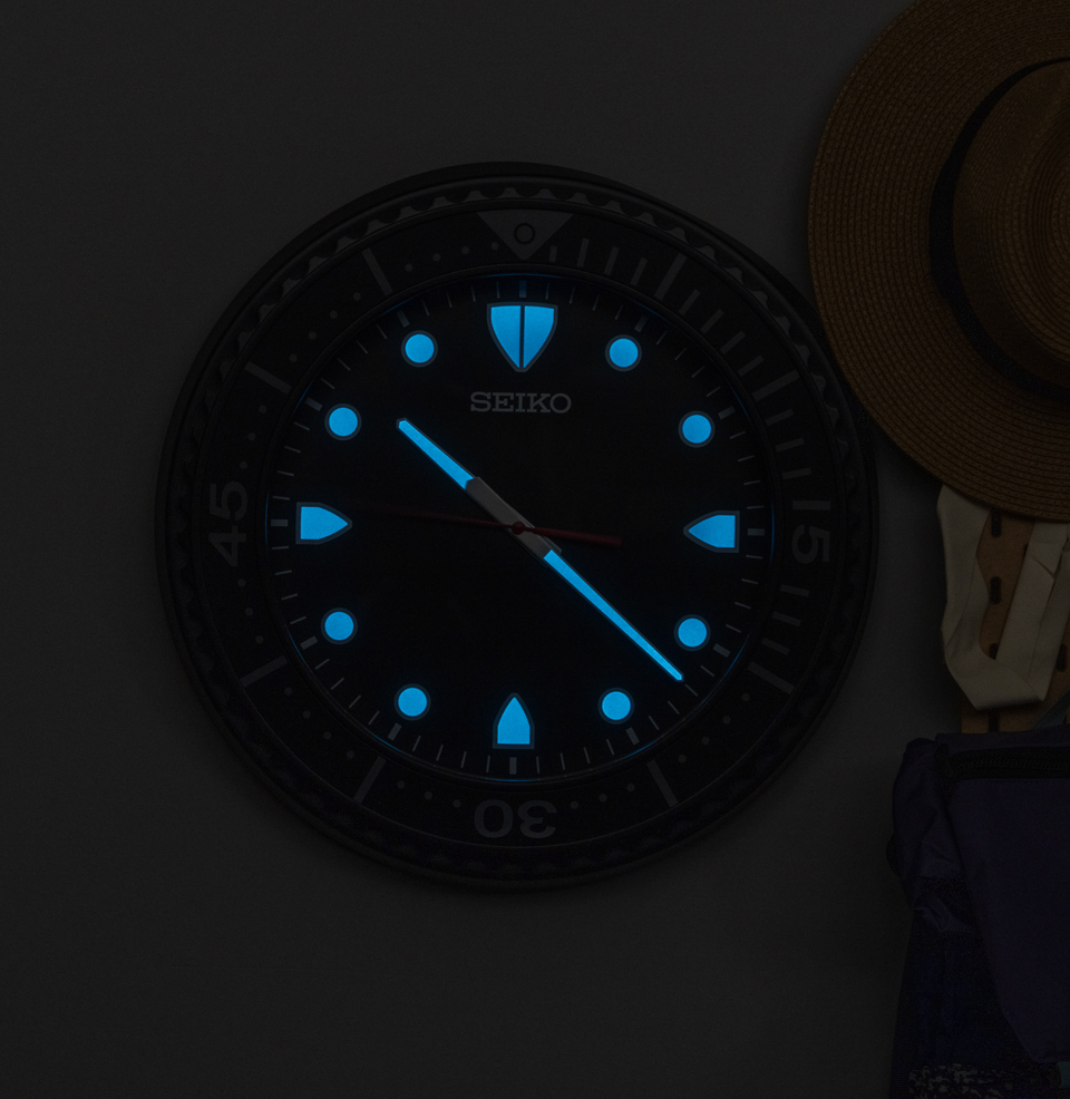Seiko QXA849 Heritage Design Wall Clock LumiBrite