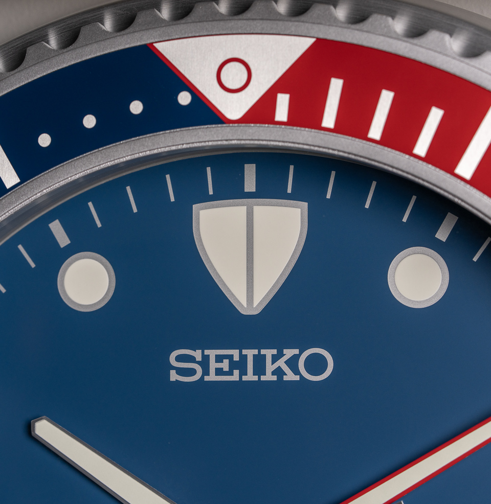 Seiko QXA849 Heritage Design Wall Clock Smooth Quartz Movement