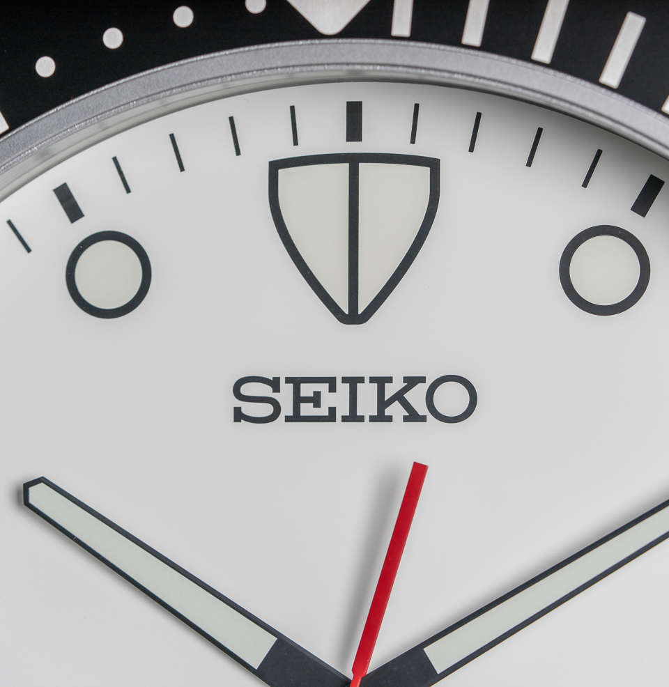 Seiko QXA849 Heritage Design Wall Clock Smooth Quartz Movement