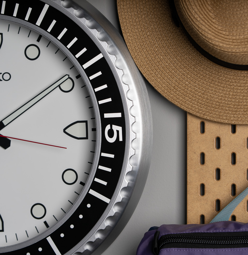 Seiko QXA849 Heritage Design Wall Clock White Dial