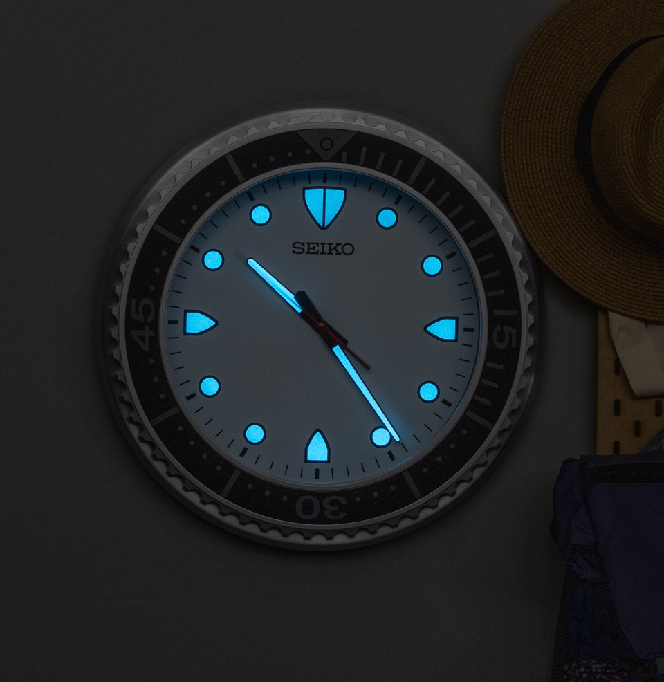 Seiko QXA849 Heritage Design Wall Clock LumiBrite
