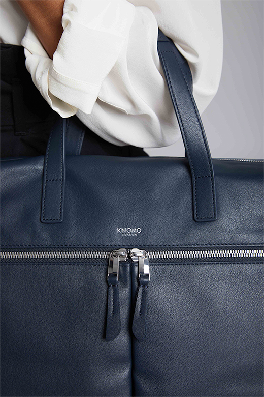 KNOMO Audley Leather Laptop Handbag - 14" Feature Rectangle Image 2 | knomo.com