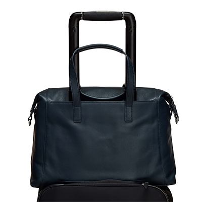 KNOMO Audley Leather Laptop Handbag - 14" Feature Square Image 2 | knomo.com