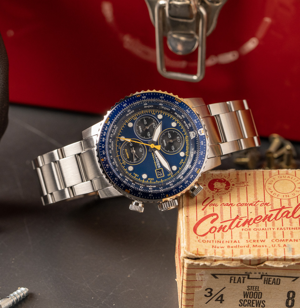 Islander Calverton Flight Chronograph Alarm Watch A Tribute to the Mighty Flighty 