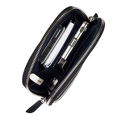 KNOMO Rex Leather Cross-Body Feature Square Image 1 | knomo.com