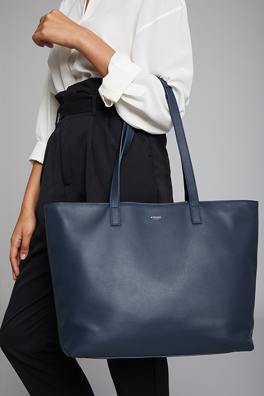 KNOMO Maddox Leather Laptop Tote Bag - 15" Feature Rectangle Image 1 | knomo.com