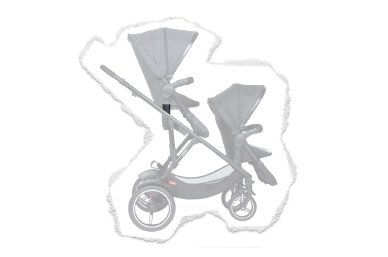 ideal for strollin' with 2