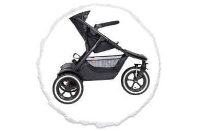 Rundum-Federung für eine besonders sanfte Fahrt!