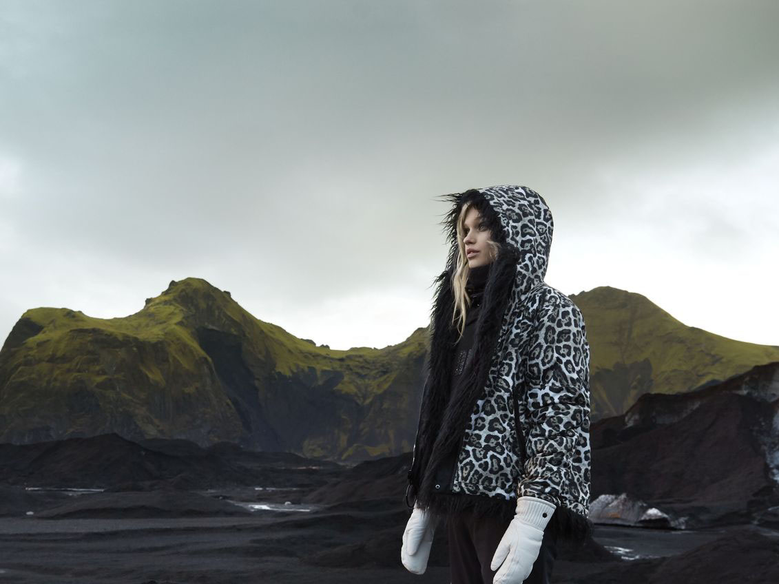 Women's Sunna Snow Leopard Print Ski Jacket Sale