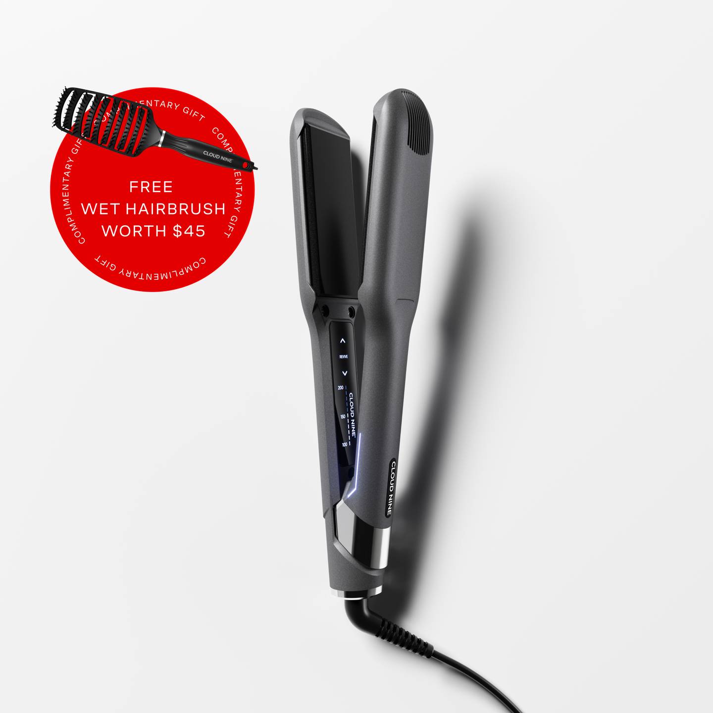 Hair Styling White Cloud Straighteners Cloud Wide Discount Plate