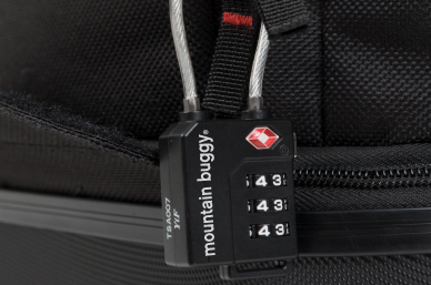 included TSA approved padlock