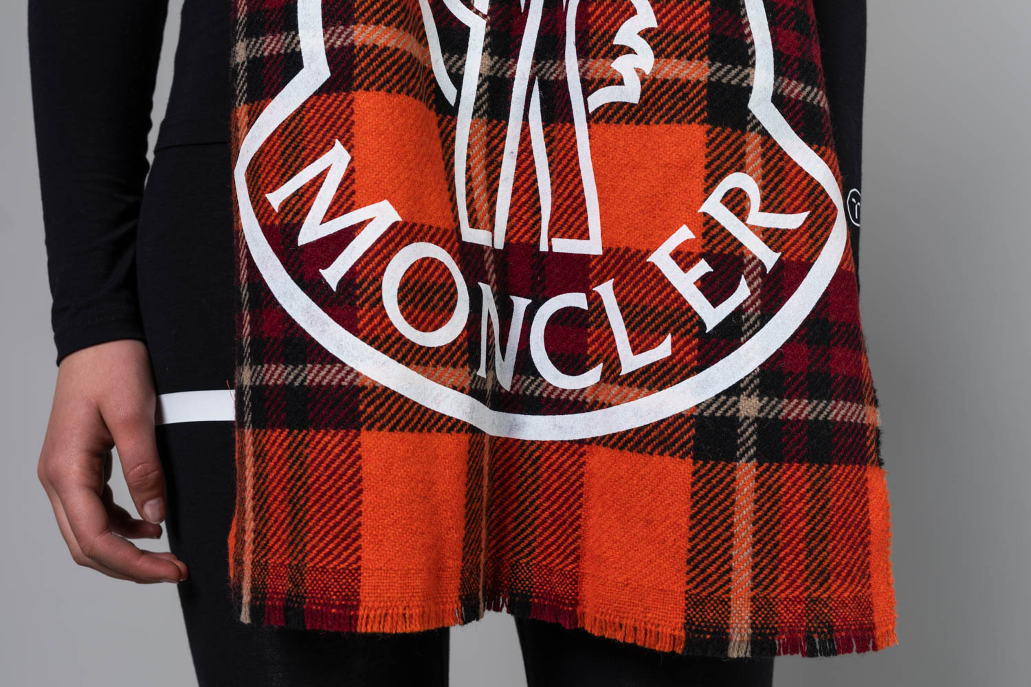 Women's Check Logo Scarf