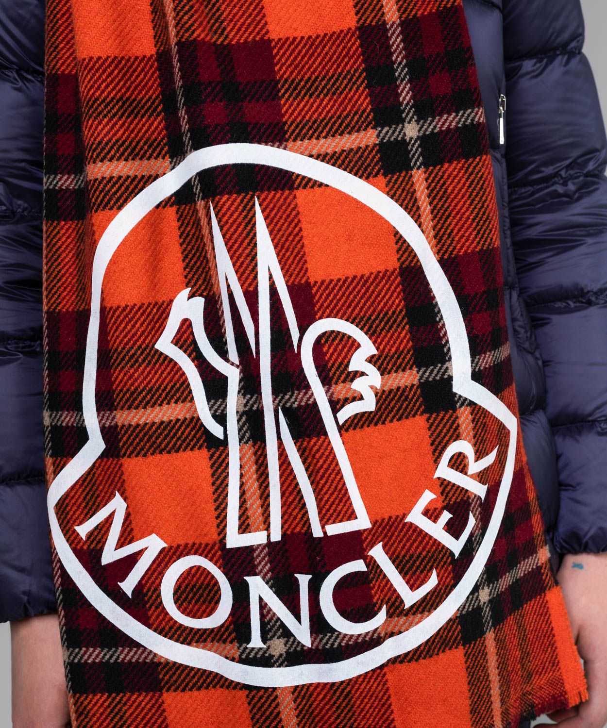 Women's Check Logo Scarf