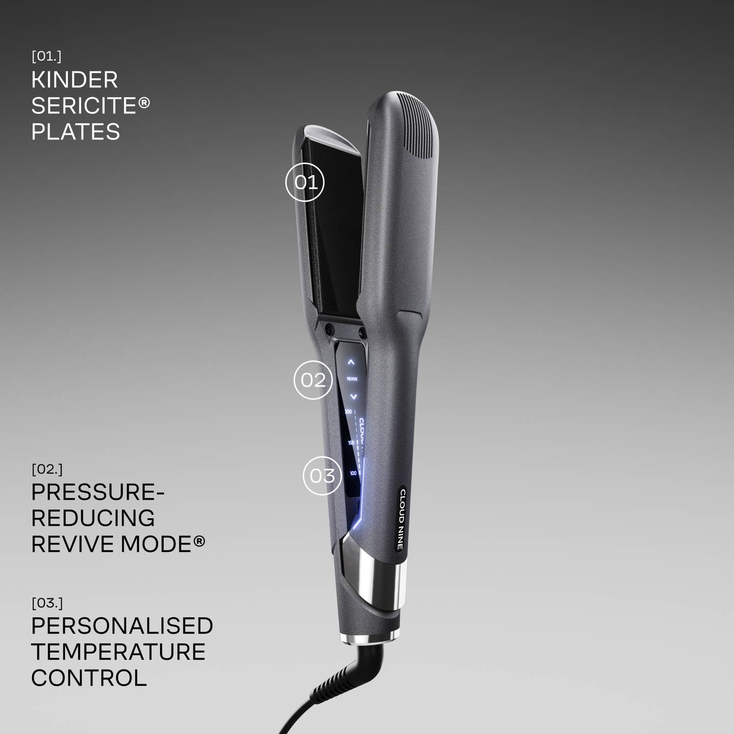 CLOUD NINE The Wide Iron Pro Hair Straightener | Styling Tool Quick