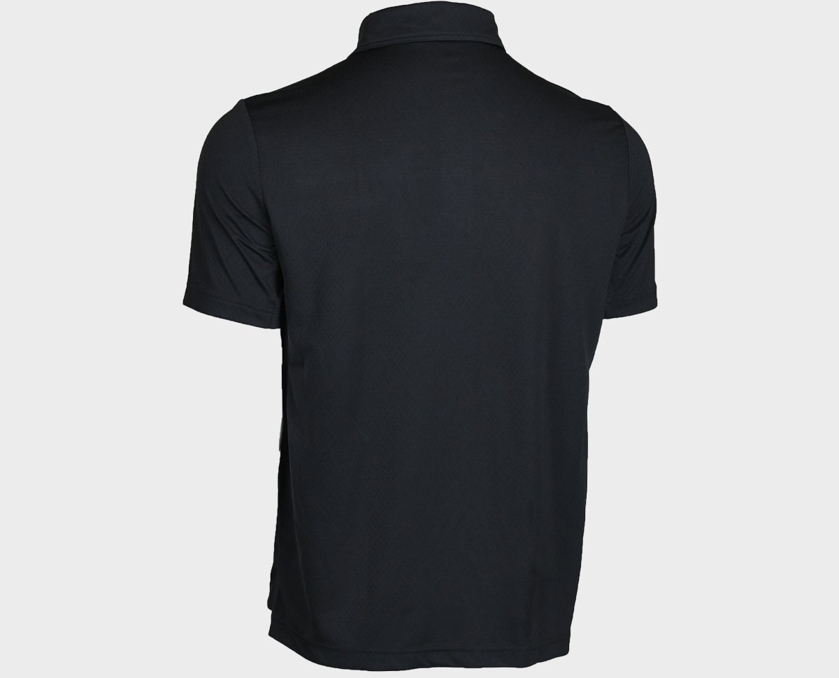 Men's Polo - Black - Back View Medium Size