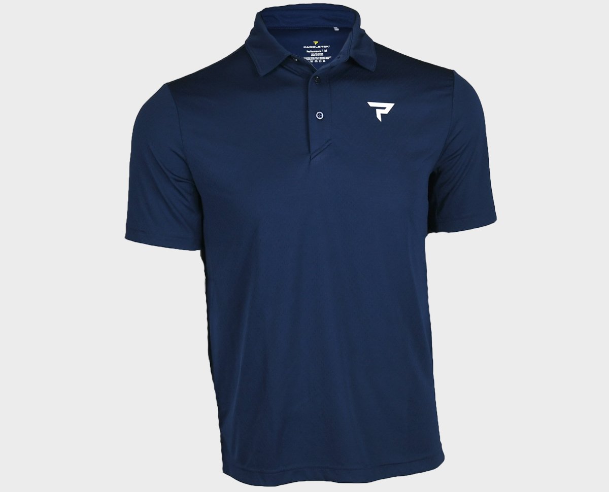 Men's Polo - Navy - Front View Medium Size