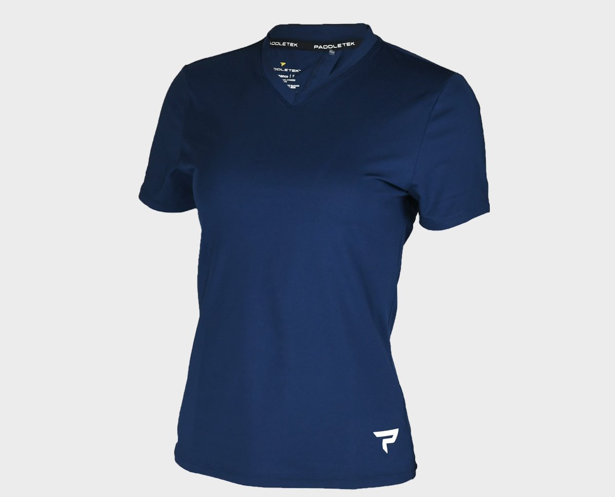 Women's Performance Short Sleeve Tee - Blue - Front View Extra Extra Large Size