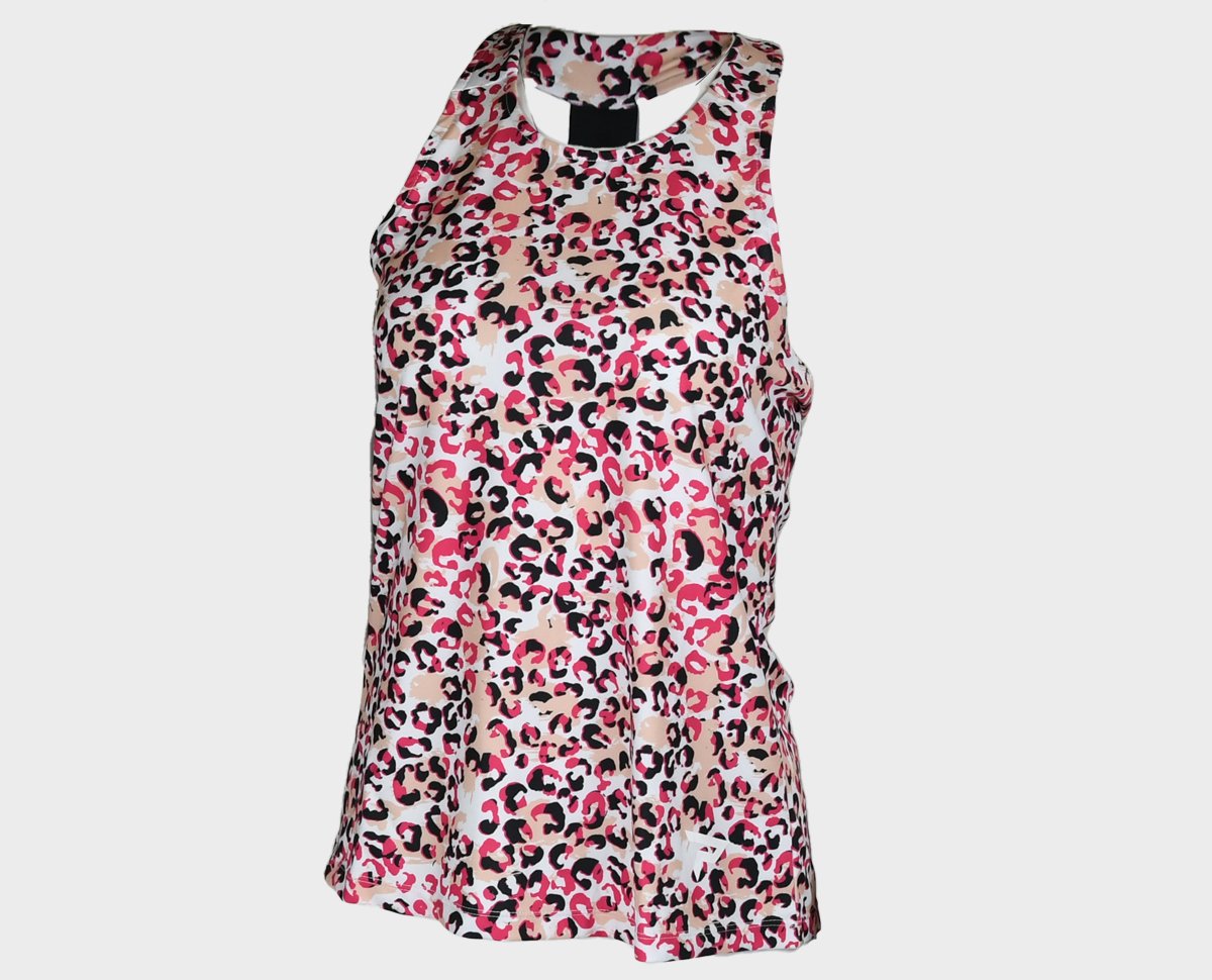 Women's Performance Racerback Tank - Cheetah - Extra Small Size