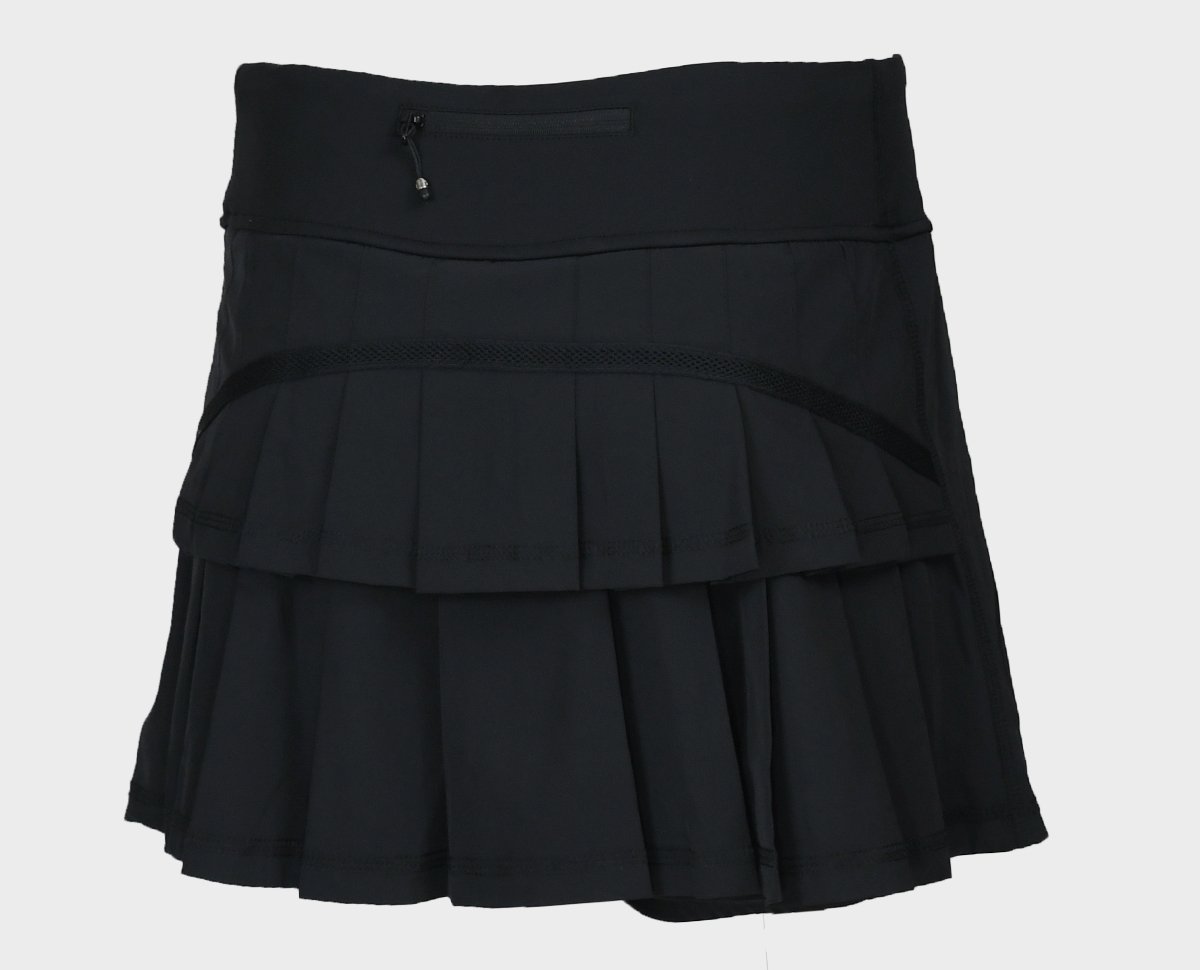 Women's Performance Skort - Black - Back View - Small Size