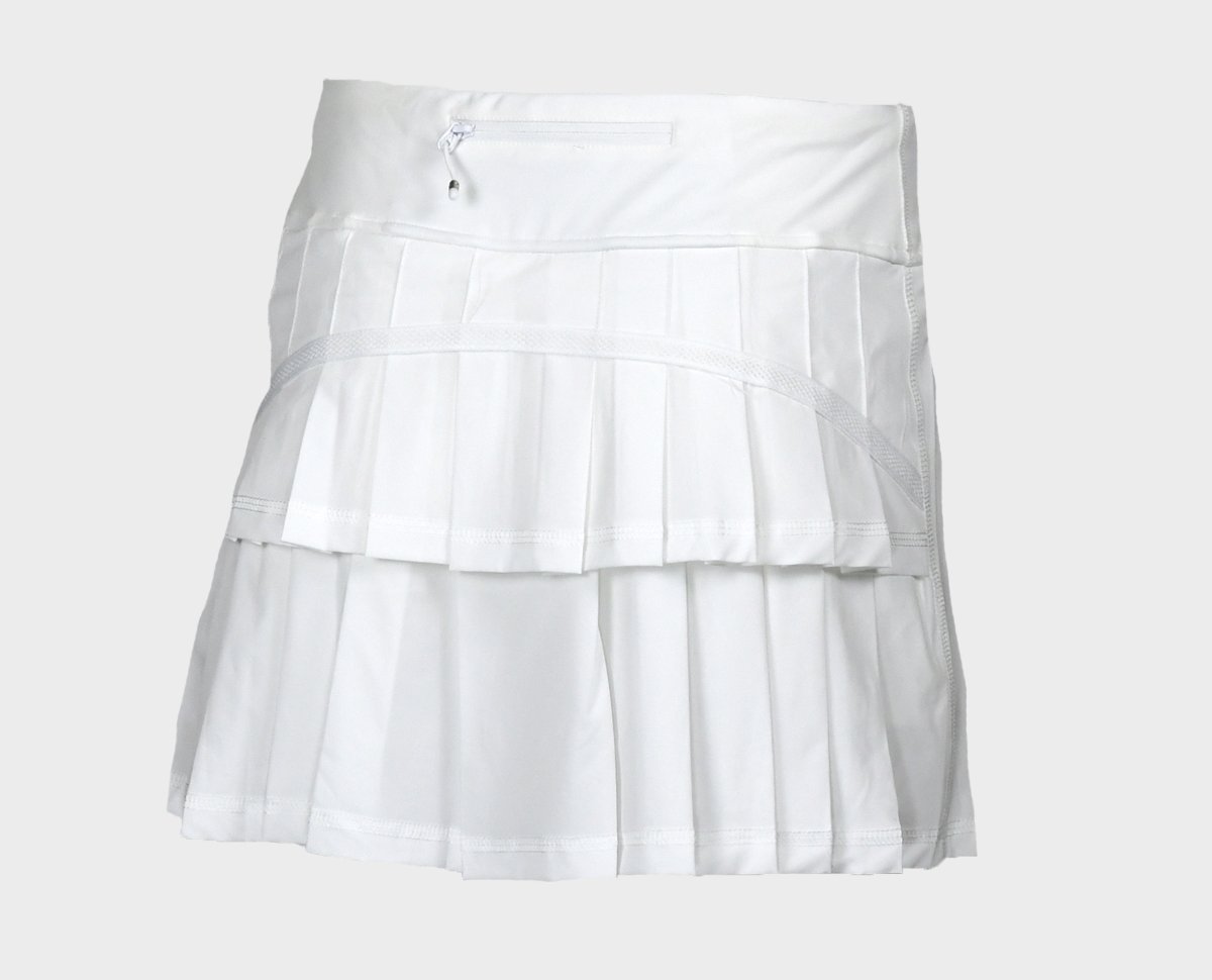 Women's Performance Skort - White - Back View - Medium Size