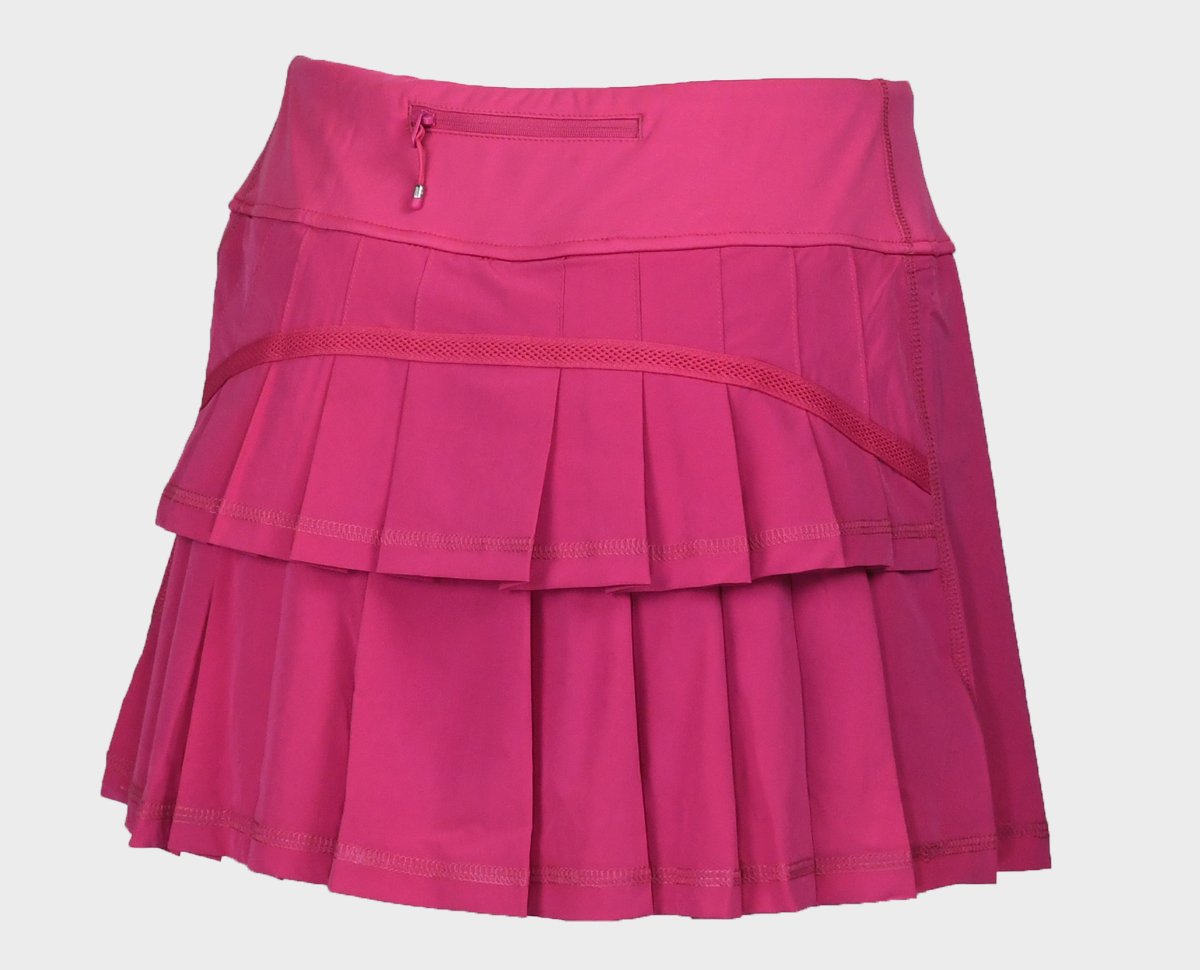 Women's Performance Skort - Fuchsia - Back View - Extra Large Size