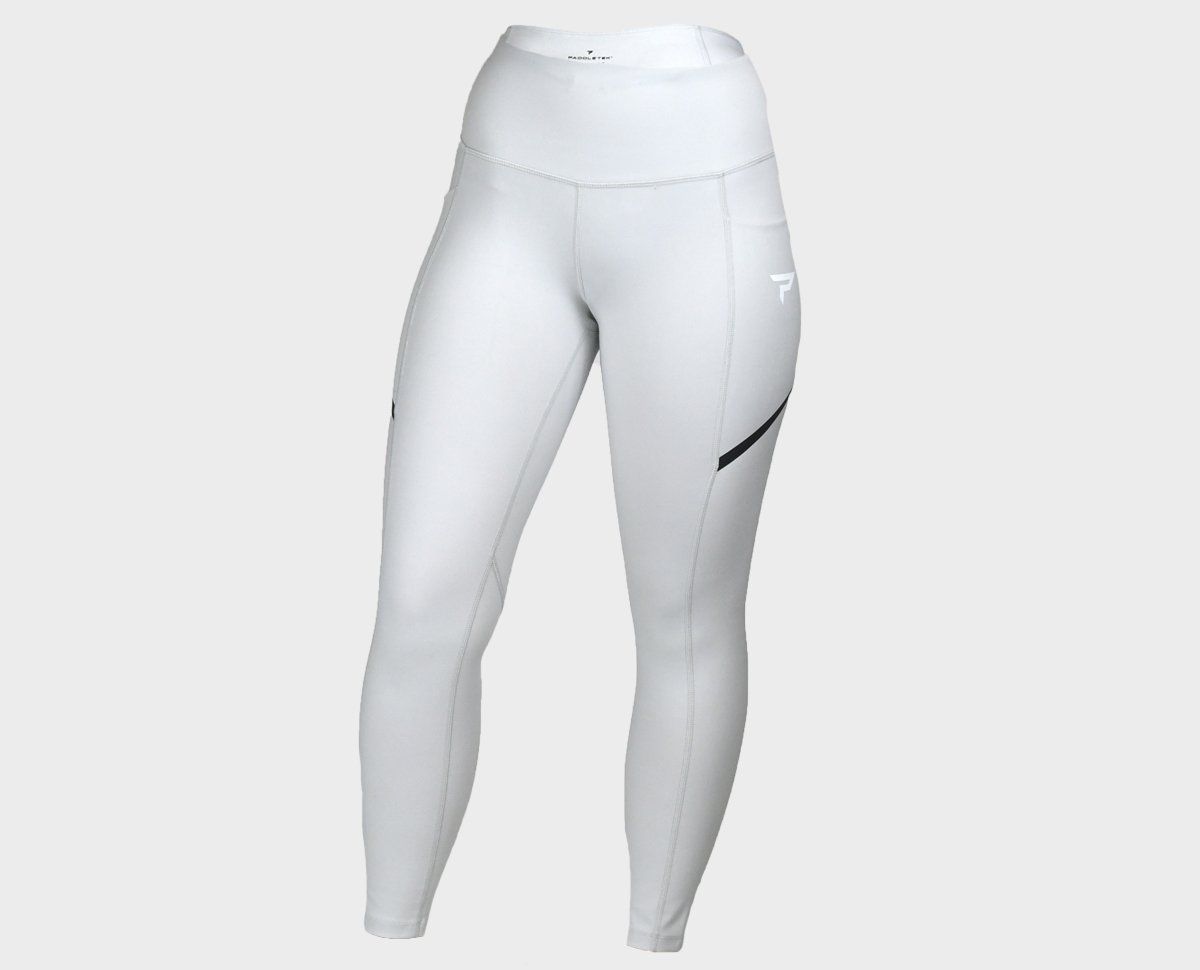 Women's Performance Leggings - Glacier Gray - Front View - Small Size
