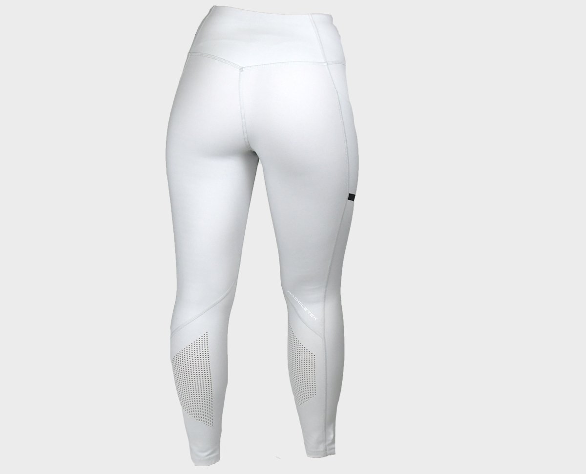 Women's Performance Leggings - Glacier Gray - Back View - Small Size