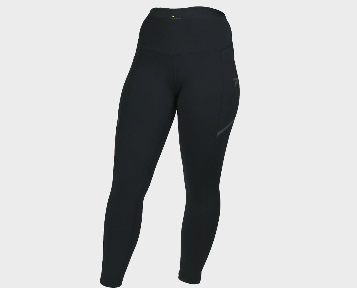 Women's Performance Leggings - Black - Front View - Medium Size