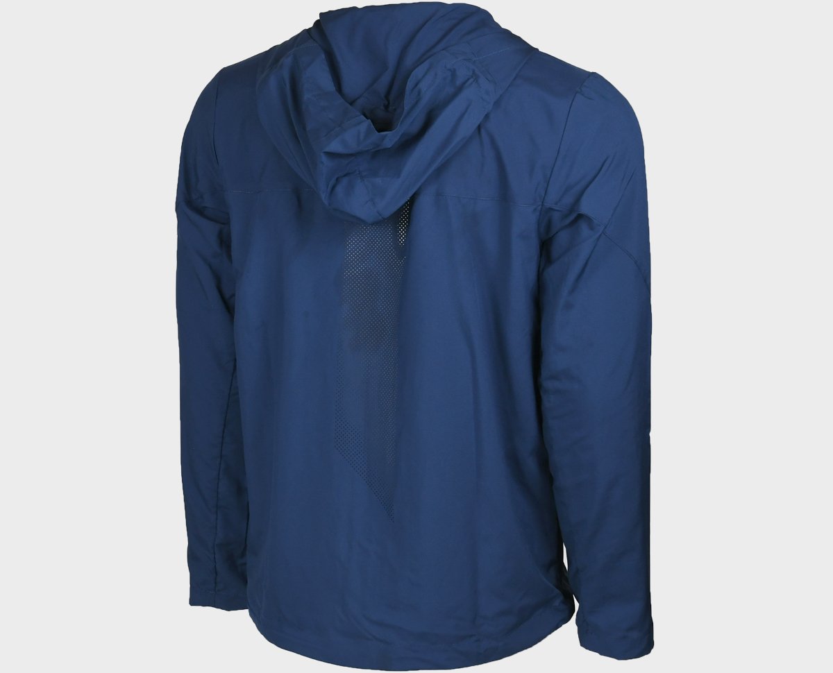 Performance Windbreaker - Navy - Back View - Extra Small Size