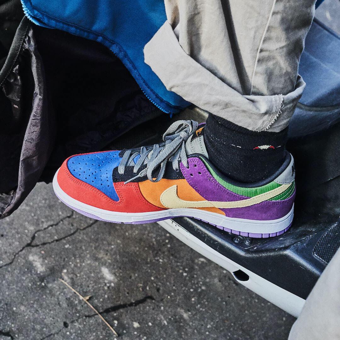 dunk low viotech on feet