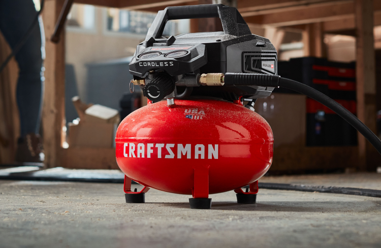 Craftsman compressor and nail gun set sale