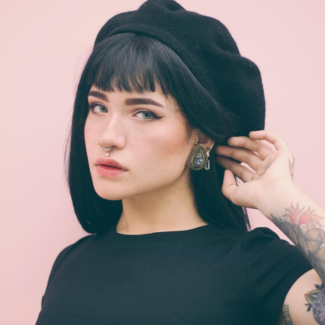 Classy  Brass Abalone Teardrop Plug - Metal Plug / Gauge