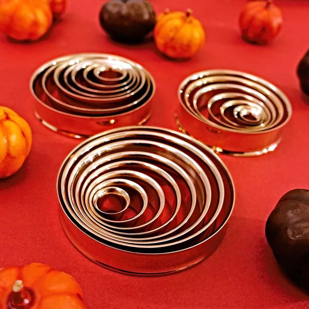 unique  Rose Gold Double Flare Stainless Steel Tunnel