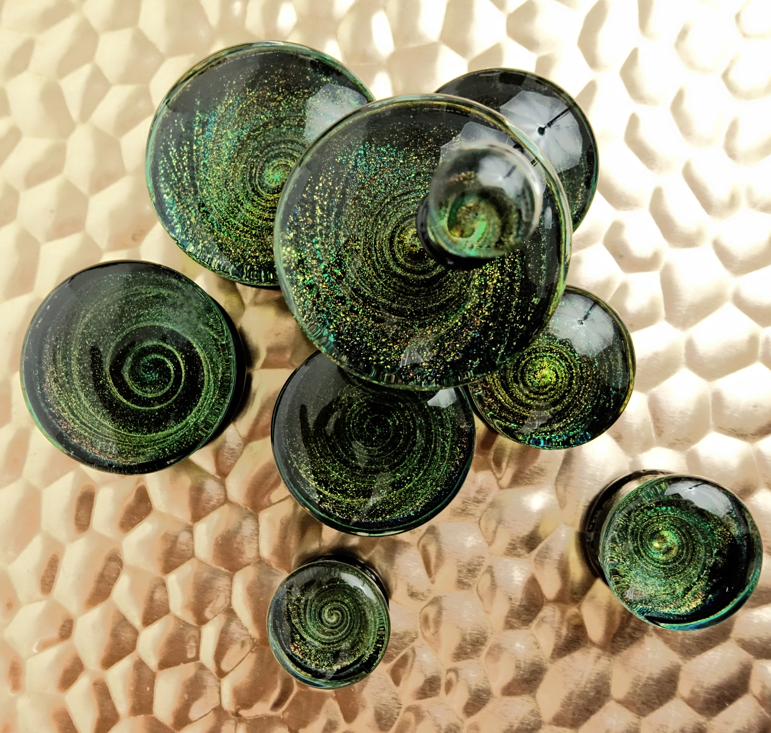 trippy  Infinity Dichroic Glass Plug / Gauge
