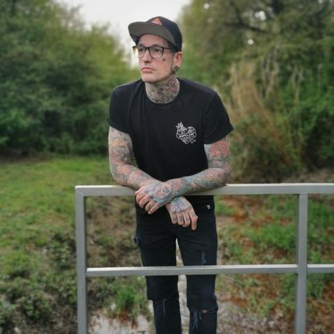  Hopeless Heart T-Shirt in Black