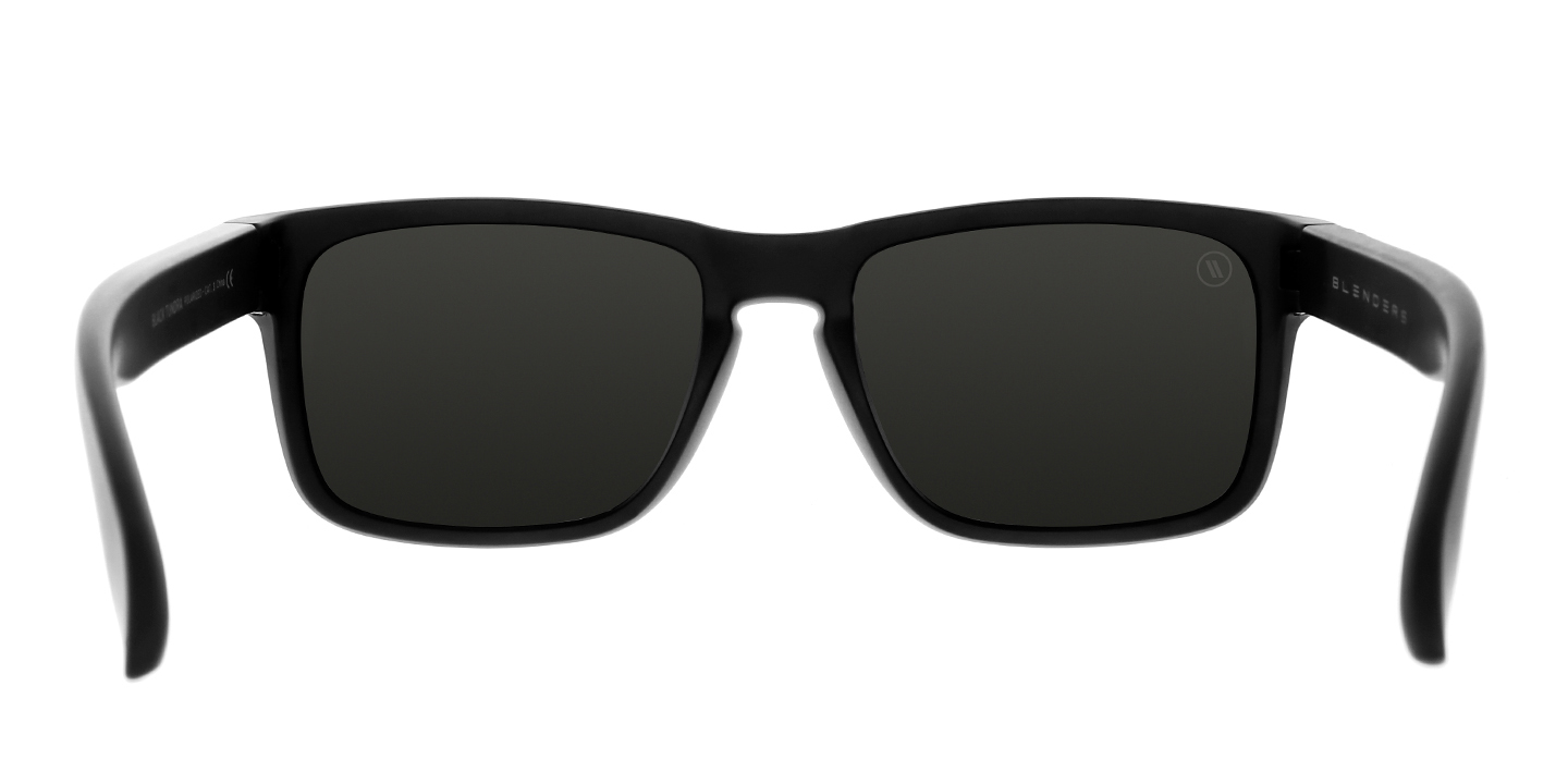 Black Tundra | RX Sunglasses - Lifestyle Mirrored Prescription Lens & Black Sports Wrap Around Frame Single Vision / Champagne / Standard | Blenders