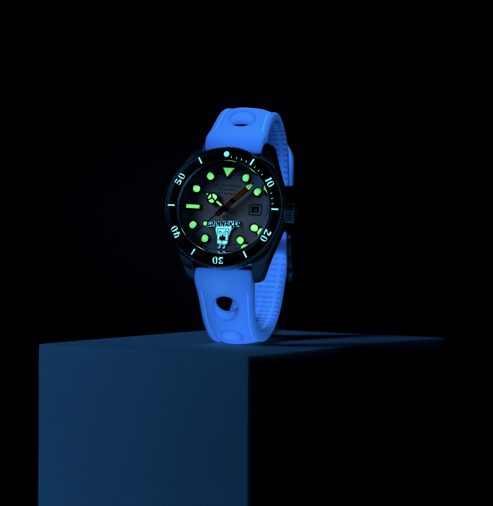 Spinnaker SpongeBob SquarePants DoodleBob Limited Edition Watch Collection Applied Indexes, Swiss Super-LumiNova