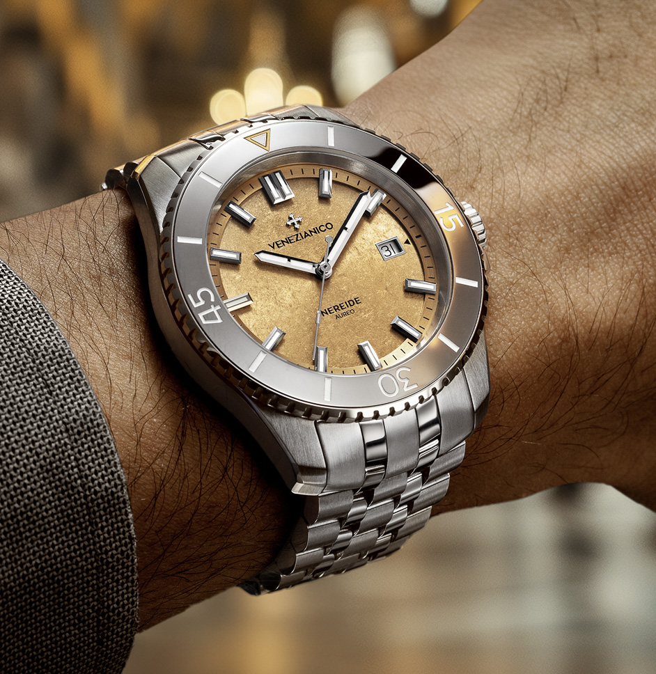 Nereide 42 Stone Dials Tungsten Bezel Insert