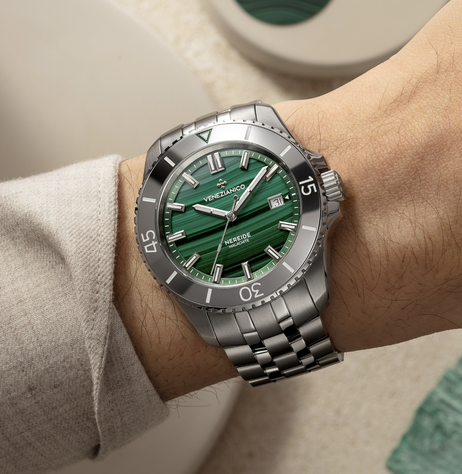 Nereide 42 Stone Dials Tungsten Bezel Insert