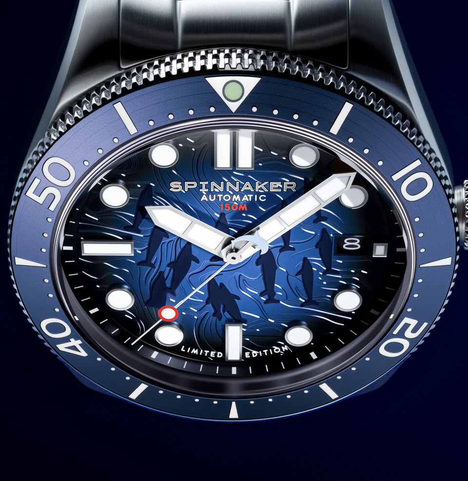 Croft Mid-Size Automatic Dolphin Project Limited Edition Miyota 8215 Movement