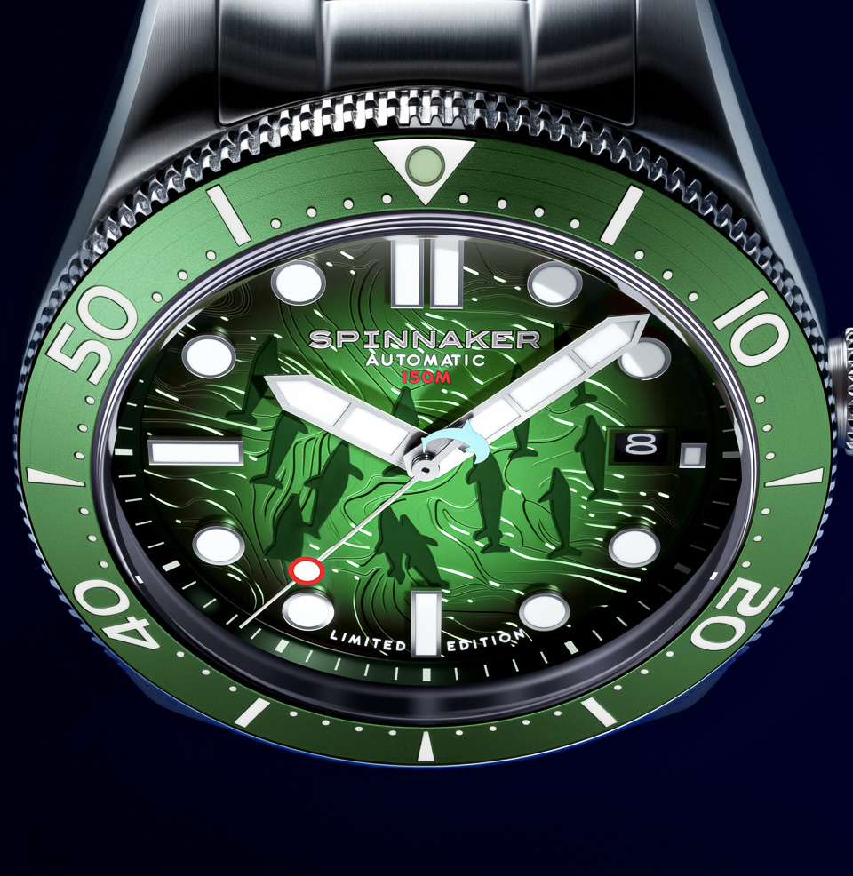 Croft Mid-Size Automatic Dolphin Project Limited Edition Miyota 8215 Movement