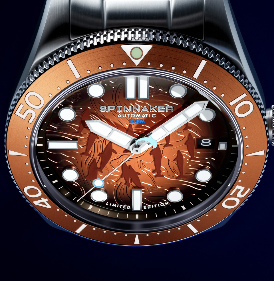 Croft Mid-Size Automatic Dolphin Project Limited Edition Miyota 8215 Movement