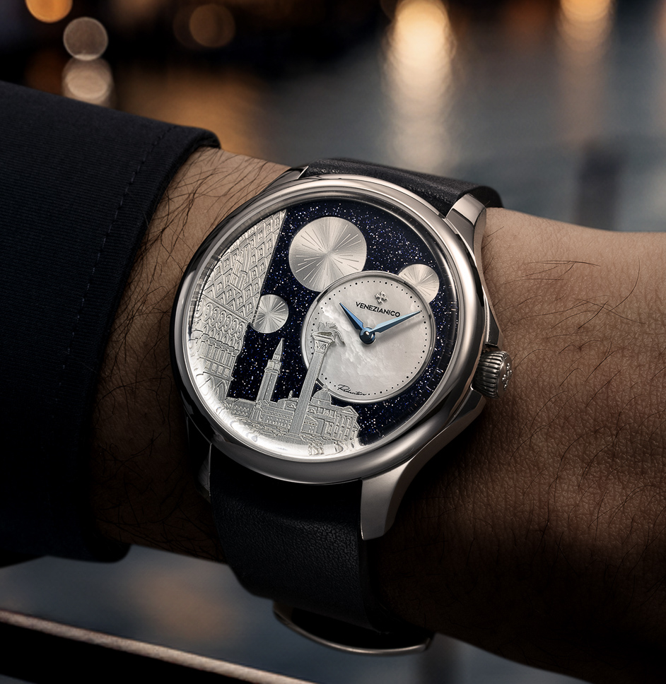 Venezianico Redentore Bellanotte Four-Layer Dial Construction