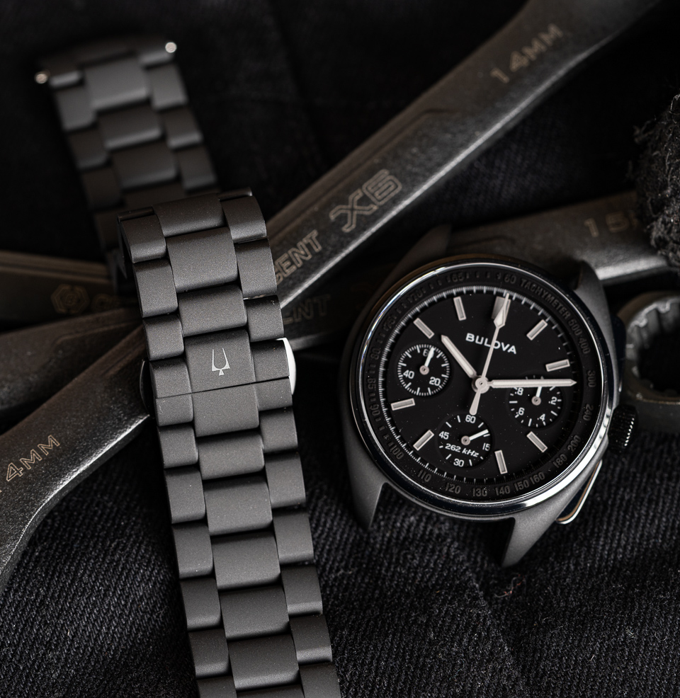 Bulova Lunar Pilot Black Hole — 98A335 First 41mm Lunar Pilot
