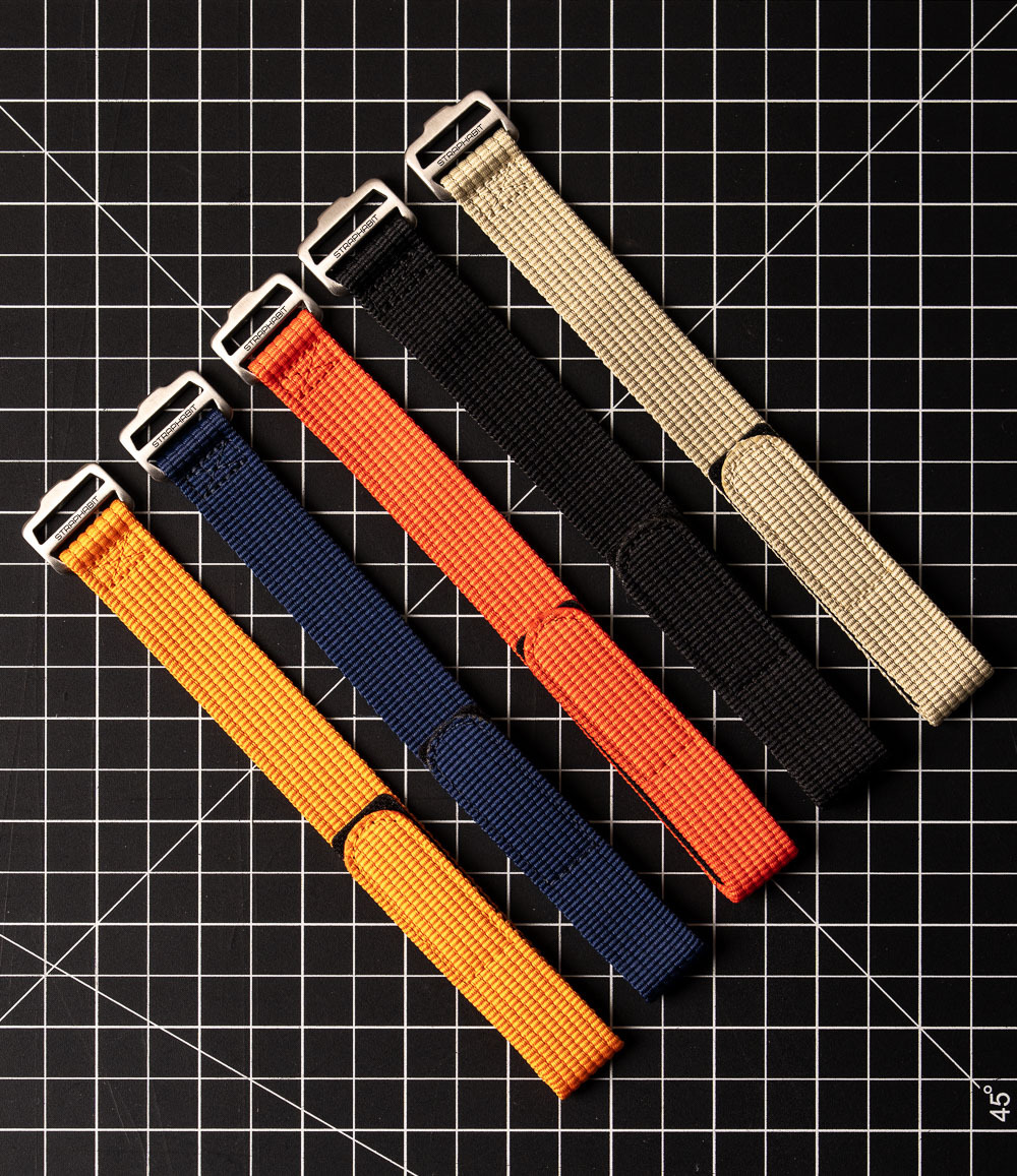 Hook and Loop Single Pass Watch Straps